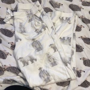 aerie polar bear pajama pants